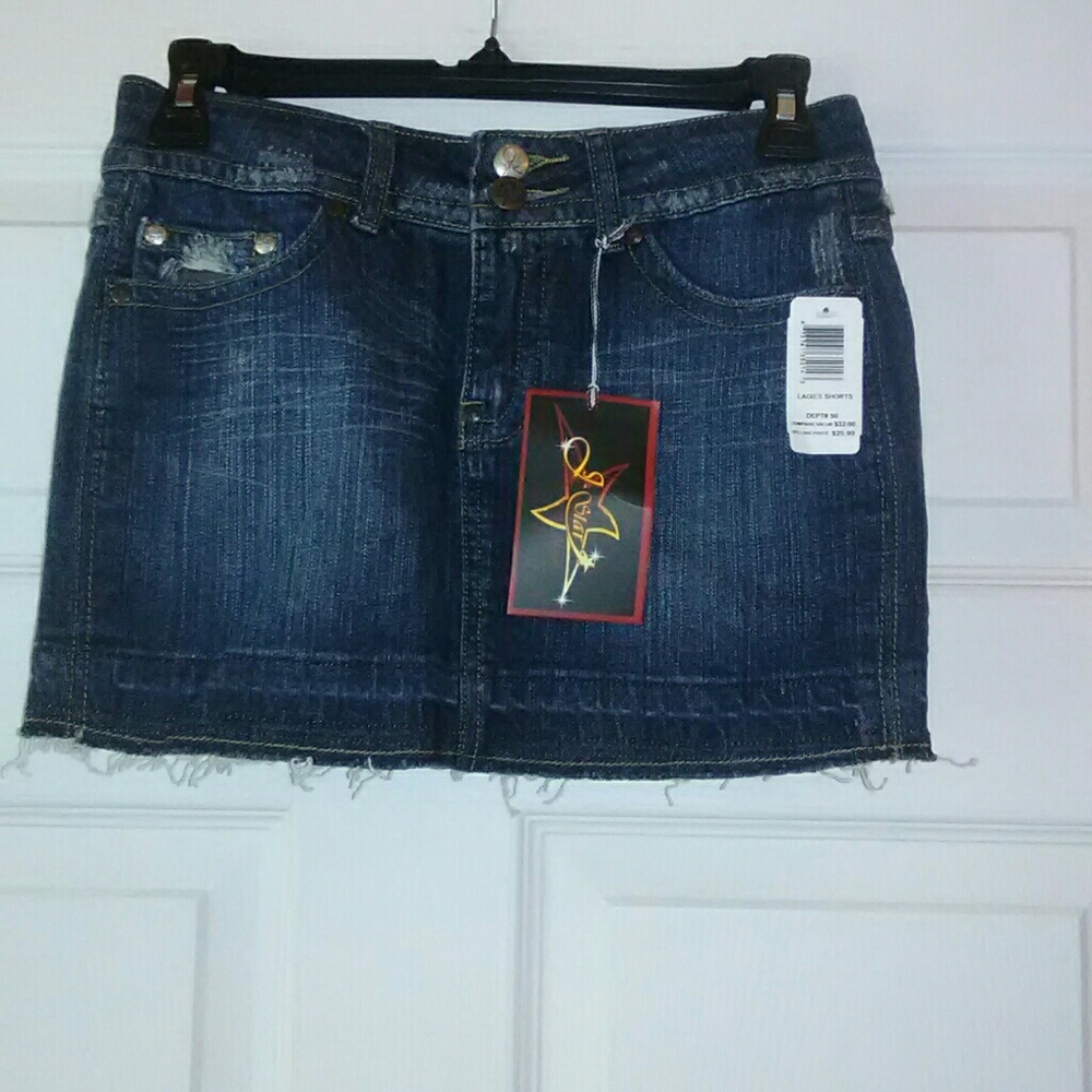 1029 J STAR Jean Skirt New